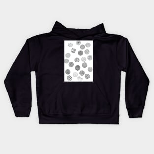 Modern Circles Kids Hoodie